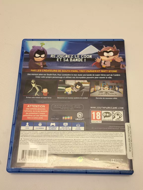 GRA NA PS4 SOUTH PARNK LANNALE DU DESTINY