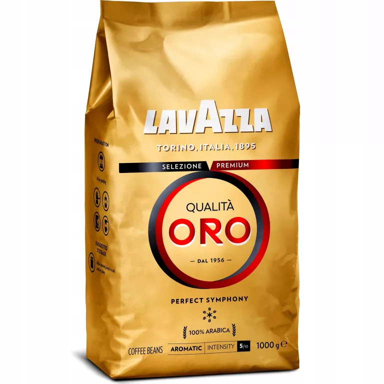 KAWA ZIARNISTA ARABICA LAVAZZA QUALITA ORO 1000 G