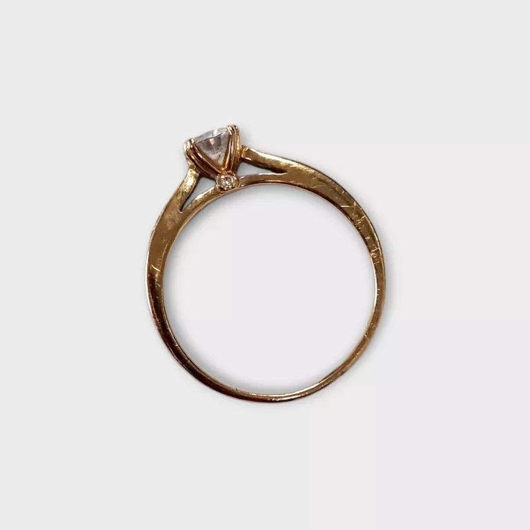 ZŁOTY PIERŚCIONEK 585 1,38G R7