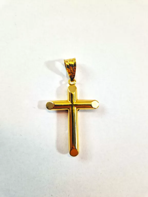 WYJĄTKOWA ZŁOTA ZAWIESZKA KRZYŻ 4 G 750