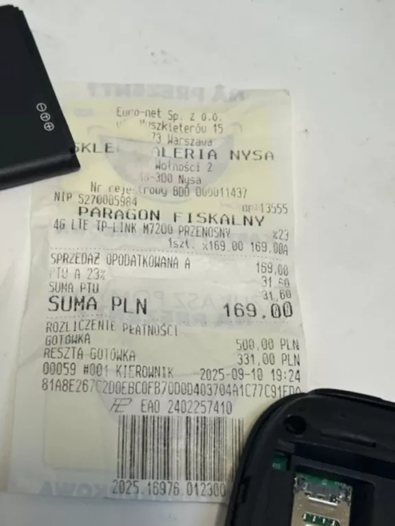 ROUTER MOBILNY TP-LINK M7200 4G LTE GWARANCJA