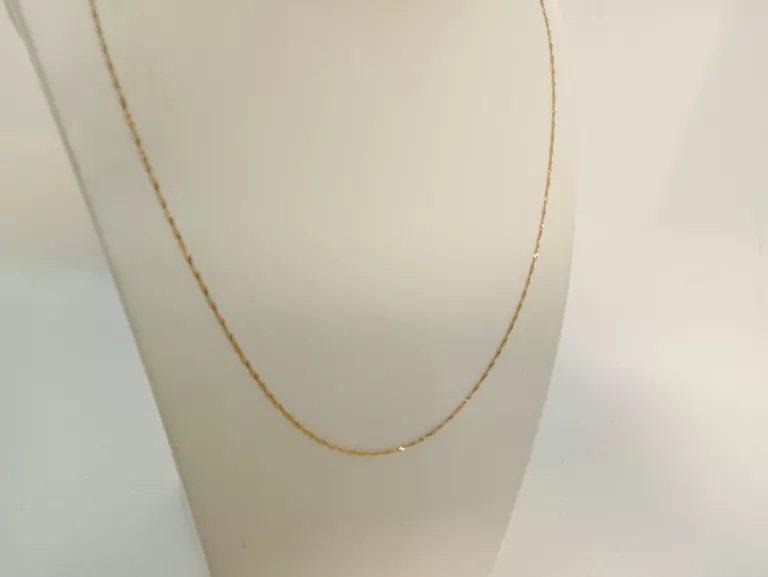 ZŁOTY ŁAŃCUSZEK 0,86G PR585 DŁ50CM