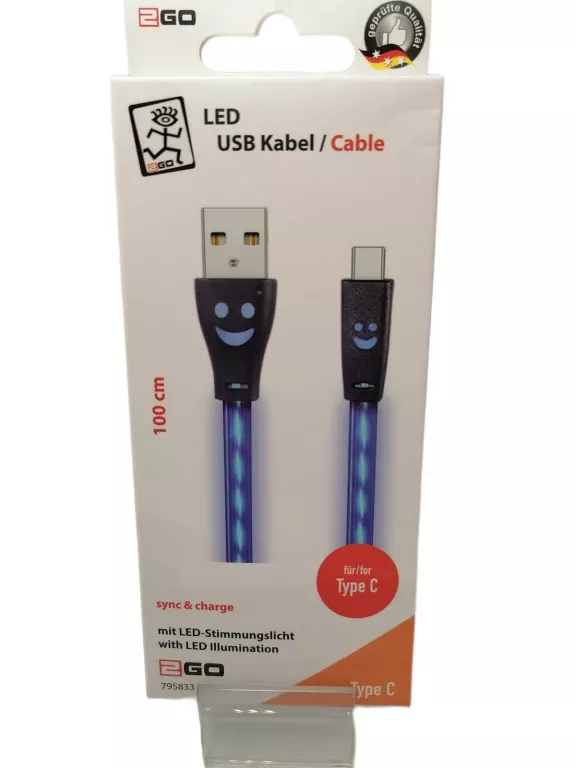 2GO KABEL USB C 100 CM
