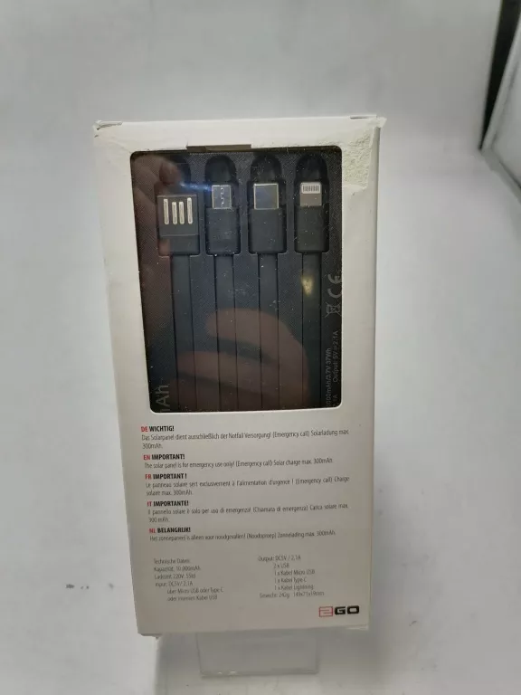 2GO 797371 BANK MOCY 10000 MAH CZARNY