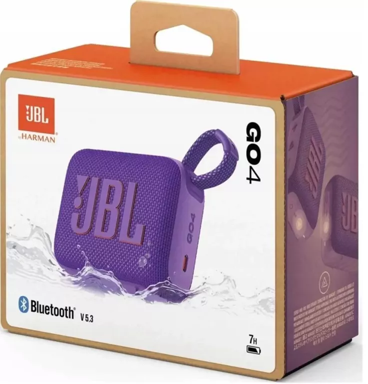 GŁOŚNIK MOBILNY JBL GO4 FIOLETOWY