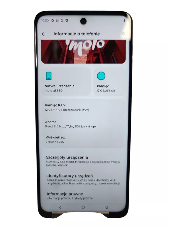 TELEFON MOTOROLA G55/SOLO 352159395219478