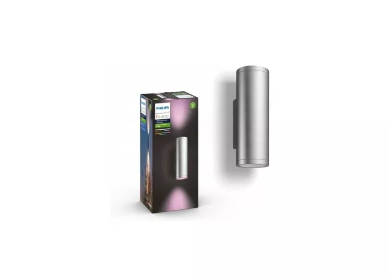 KINKIET OGRODOWY PHILIPS HUE SZARY ZINTEGROWANE ŹRÓDŁO LED 16 W