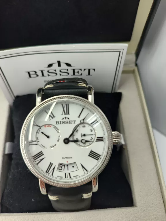 BISSET BSCF36SRWX05AX - MULTIFUNCTION - MĘSKI - ZEGAREK NA PASKU