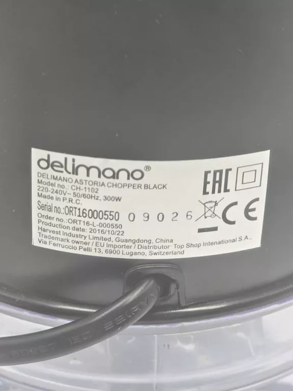 BLENDER KIELICHOWY DELIMANO ASTORIA CHOPPER