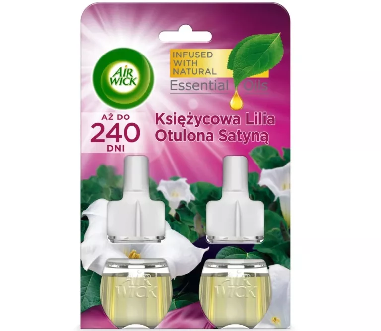 AIR WICK WKŁAD ELEKTRYCZY DO ODŚWIEŻACZA KSIĘŻYCOWA LILIA SATYNA 2X19ML