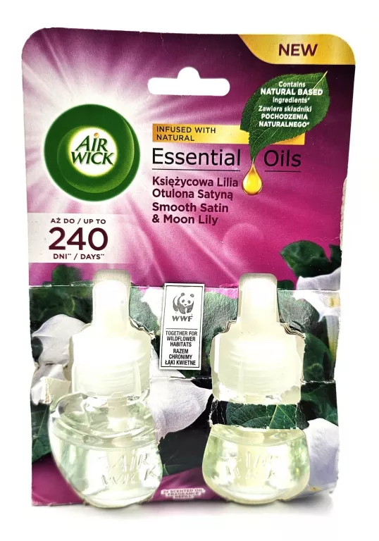AIR WICK WKŁAD ELEKTRYCZY DO ODŚWIEŻACZA KSIĘŻYCOWA LILIA SATYNA 2X19ML