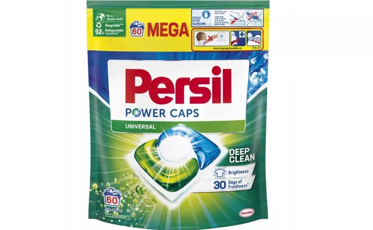 PERSIL POWER CAPS KAPSUŁKI DO PRANIA BIAŁEGO MEGA 60 SZT
