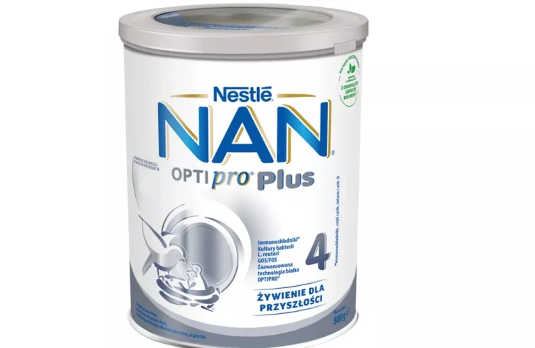 MLEKO MODYFIKOWANE NAN OPTIPRO PLUS 4 DLA DZIECI PO 2. ROKU 800 G