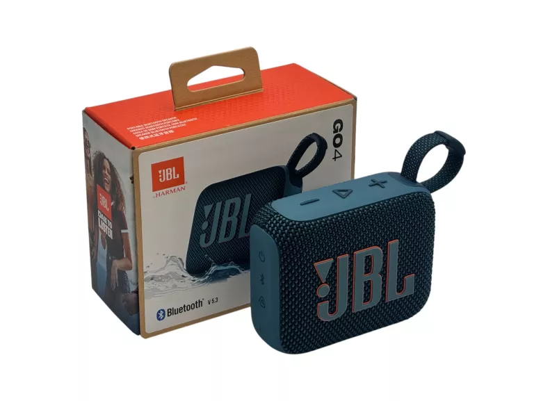 GŁOŚNIK BEZPRZEWODOWY JBL GO 4 BLUE 4.2W DO 7H - SUPER STAN!