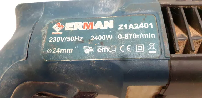 WIERTARKA UDAROWA ERMAN 230V/50HZ 2400W MODEL Z1A2401