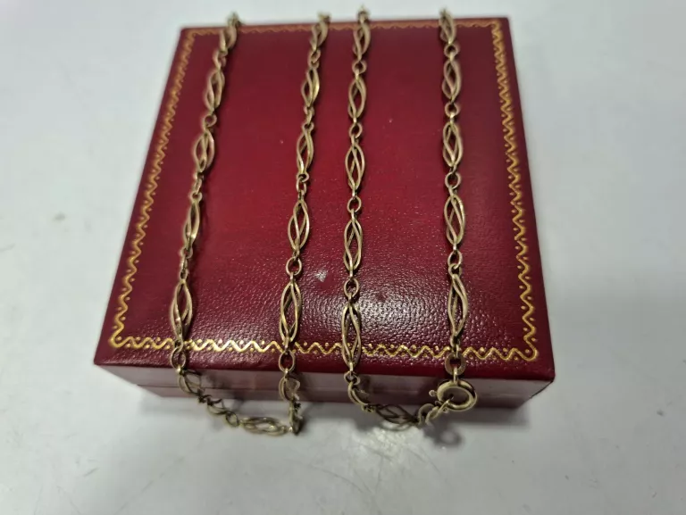 CIEKAWY ZŁOTY DŁUGI ŁAŃCUSZEK 8.30G/333