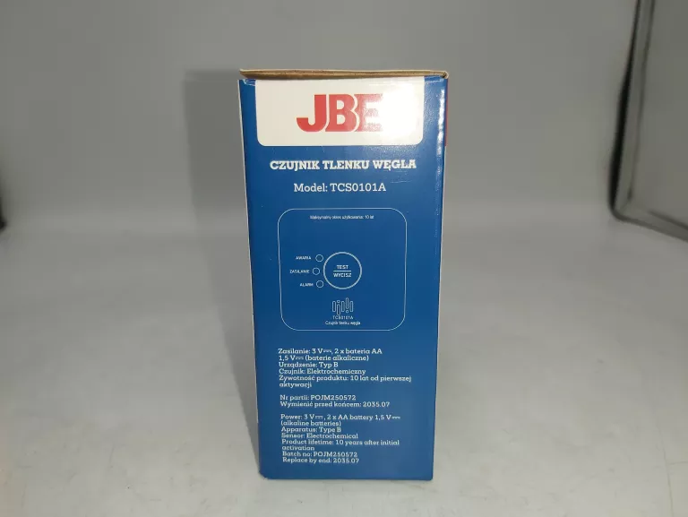 CZUJNIK TLENKU WĘGLA JBE TCS0101A KOMPLET
