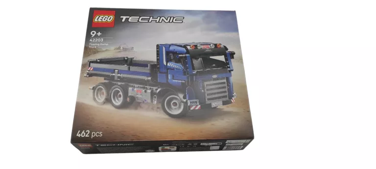 KLOCKI LEGO TECHNIC 42203 WYWROTKA Z PRZECHYLANĄ SKRZYNIĄ