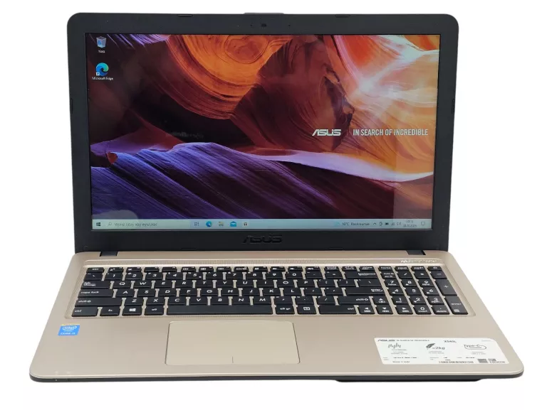LAPTOP ASUS X540L 15,6 " INTEL CORE I3-5005 4GB RAM 256GB SSD WIN10 HOME