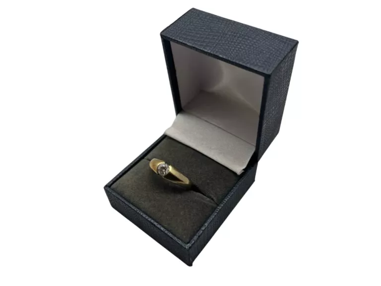 ZŁOTY PIERŚCIONEK Z CYRKONIĄ I P 333 I W 2,50 G I R 17 I