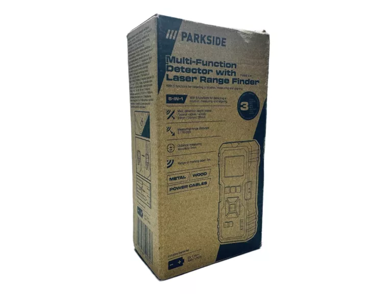DETEKTOR WIELOFUNKCYJNY Z DALMIERZEM LASEROWYM PARKSIDE PMME 5 A1