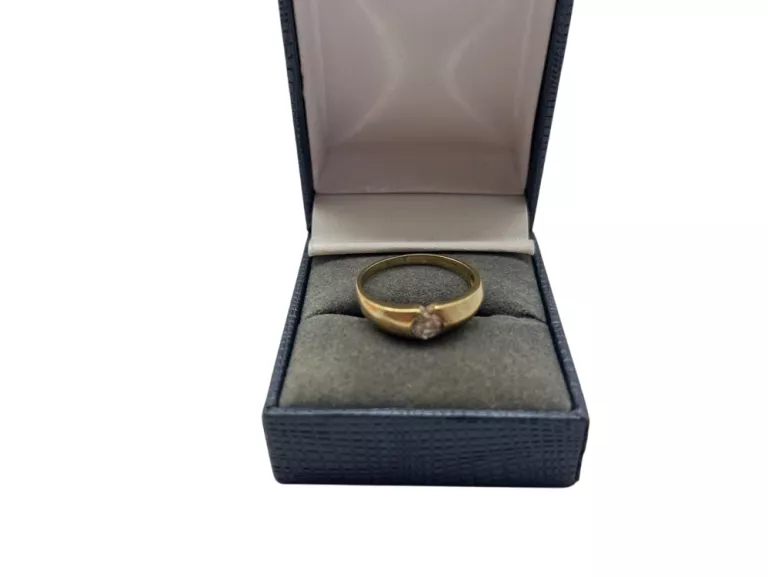 ZŁOTY PIERŚCIONEK Z CYRKONIĄ I P 333 I W 2,50 G I R 17 I