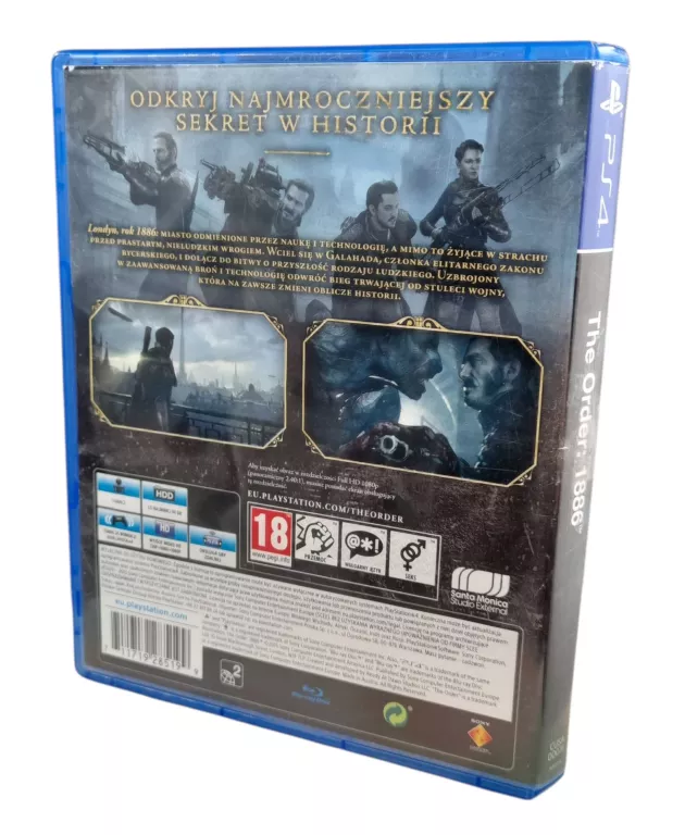 THE ORDER 1886 PS4 PL