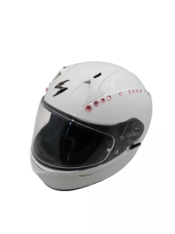 DAMSKI KASK MOTOCYKLOWY SCORPION EXO-390 XXL 63CM + POKROWIEC