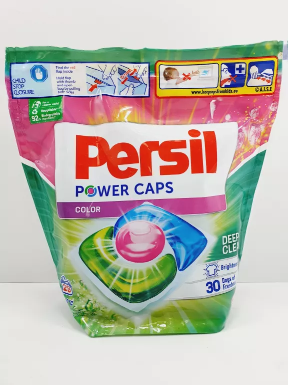 KAPSUŁKI DO PRANIA PERSIL POWER CAPS COLOR 29 SZT