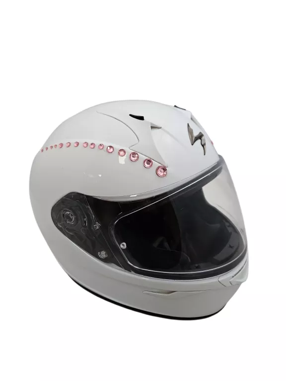 DAMSKI KASK MOTOCYKLOWY SCORPION EXO-390 XXL 63CM + POKROWIEC