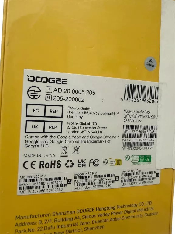 DOOGEE N50 PRO 8/256GB ANDROID 13 NFC OKAZJA