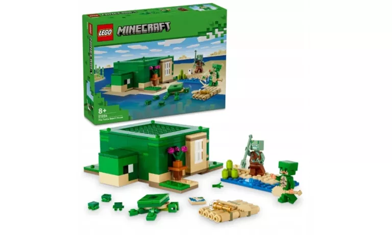 LEGO MINECRAFT 21254 DOMEK NA PLAŻY ŻÓŁWI