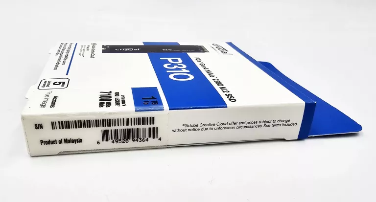 DYSK SSD CRUCIAL P310 1TB M.2 2280 PCI-E X4 GEN4 NVME CT1000P310SSD8