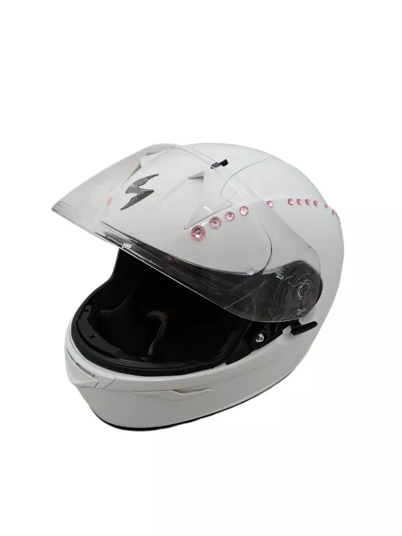 DAMSKI KASK MOTOCYKLOWY SCORPION EXO-390 XXL 63CM + POKROWIEC