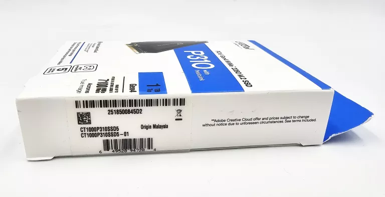 DYSK SSD CRUCIAL P310 1TB M.2 2280 PCI-E X4 GEN4 NVME CT1000P310SSD5