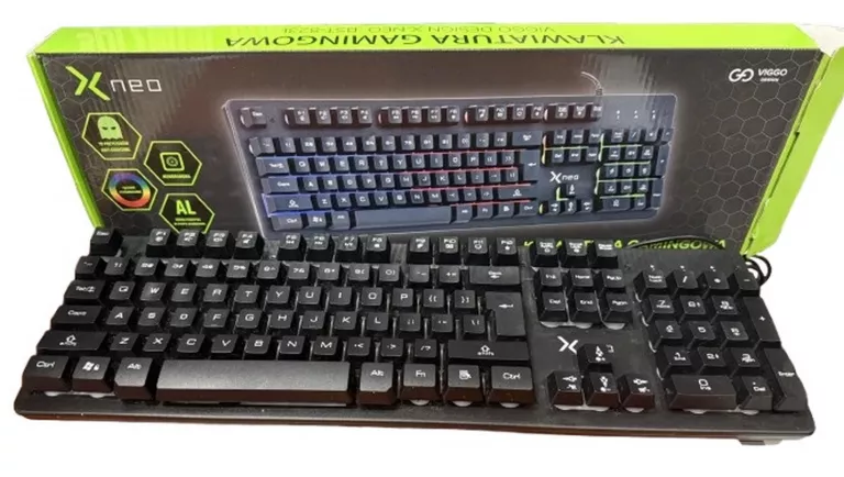 KLAWIATURA GAMINGOWA VIGGO DESIGN X-NEO BST-823L