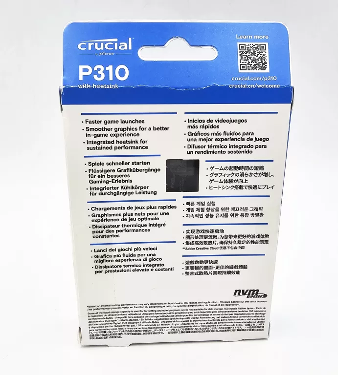 DYSK SSD CRUCIAL P310 1TB M.2 2280 PCI-E X4 GEN4 NVME CT1000P310SSD5