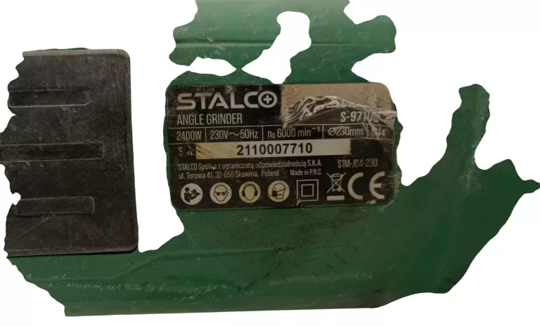 SZLIFIERKA KĄTOWA SIECIOWE STALCO 2400 W 230 V