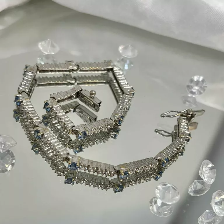 zlota-bransoletka-biale-zloto-niebieskie-cyrkonie-p585-976g-19cm-material-15835-2