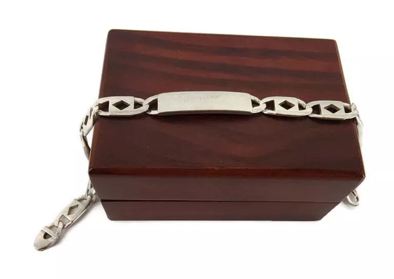 MASYWNA SREBRNA BRANSOLETKA P.925, 20,39G, 23CM