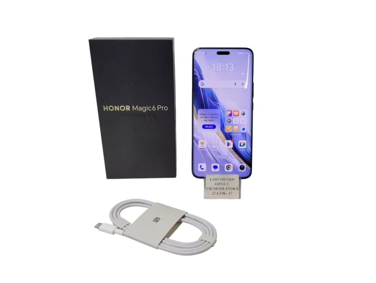TELEFON HONOR MAGIC 6 PRO 5G 12/512GB 6.8" 120HZ CZARNY *NIE Z SIECI!*