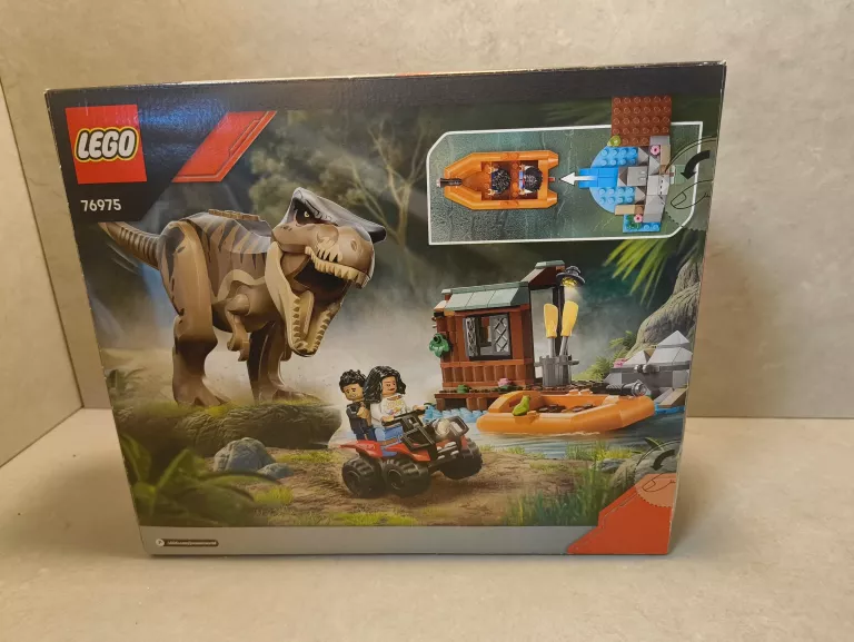 LEGO JURASSIC WORLD 76975 UCIECZKA RZEKĄ PRZED TYRANOZAUREM
