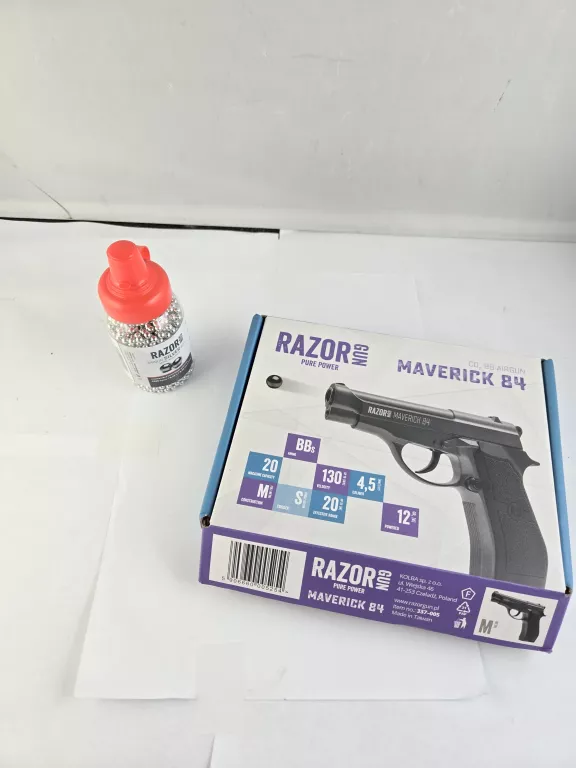 WIATRÓWKA RAZOR MAVERICK 84 + KULKI, GAZ