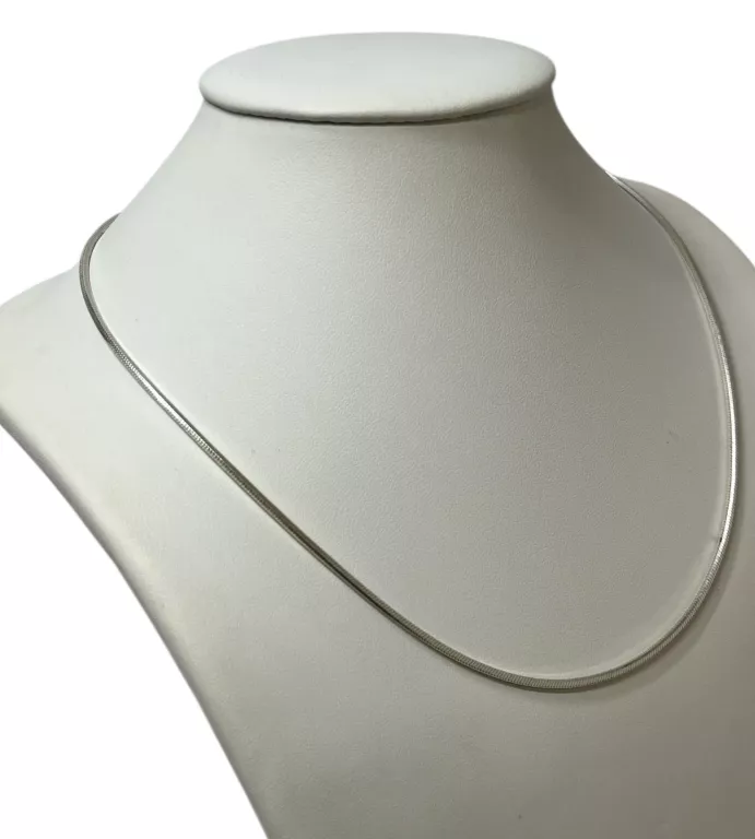 ELEGANCKI, SREBRNY ŁAŃCUSZEK, 9,2G/P.925/45CM