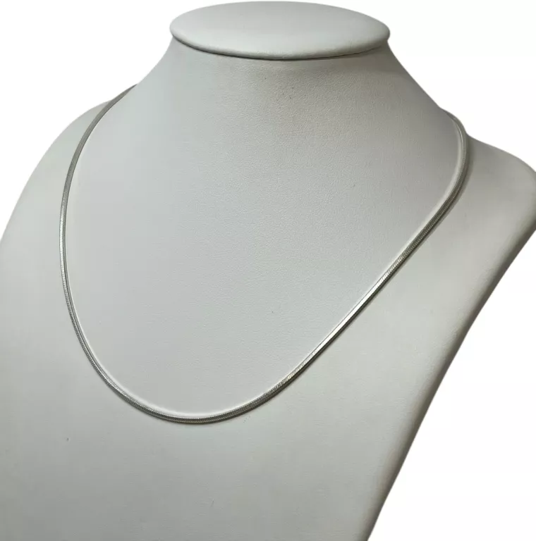 ELEGANCKI, SREBRNY ŁAŃCUSZEK, 9,2G/P.925/45CM