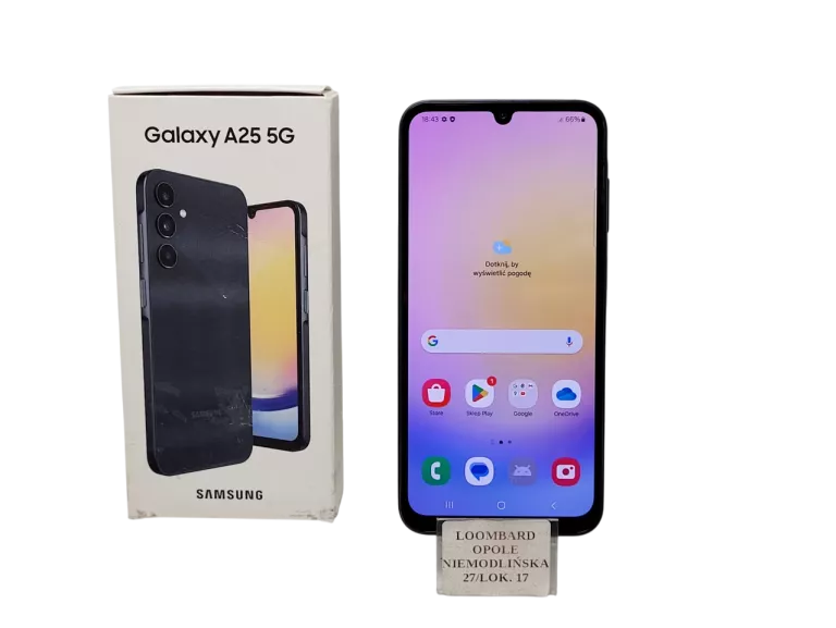 TELEFON SAMSUNG GALAXY A25 6/128 6.5" 120HZ CZARNY *NIE Z SIECI!*