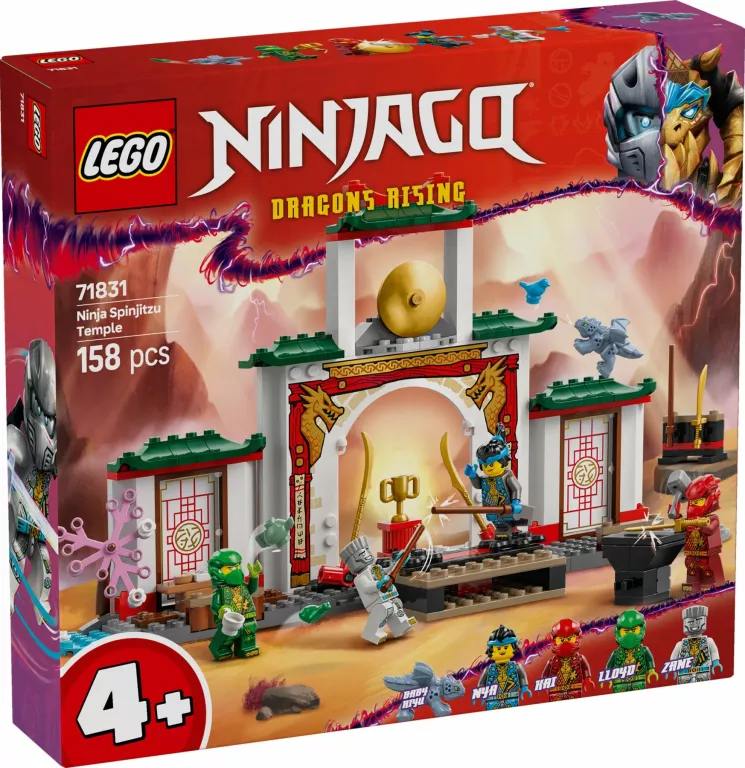 LEGO NINJAGO ŚWIĄTYNIA SPINJITZU NINJA 71831 USZKODZONY KARTON