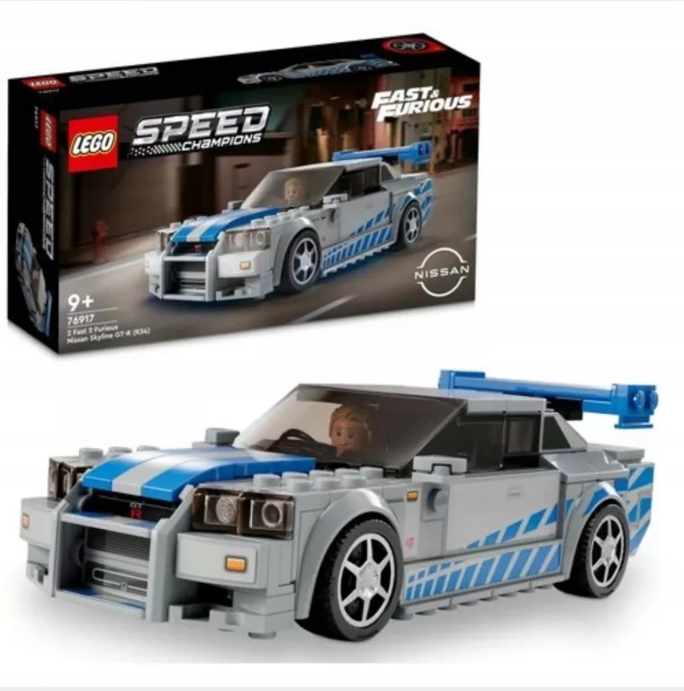 LEGO SPEED CHAMPIONS 76917 NISSAN SKYLINE GT-R (R34) USZKODZONY KARTON
