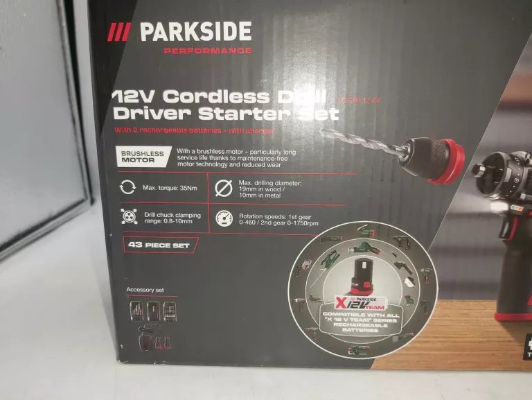 WKRĘTARKA PARKSIDE PBSPA 12 E4 WALIZKA ZESTAW