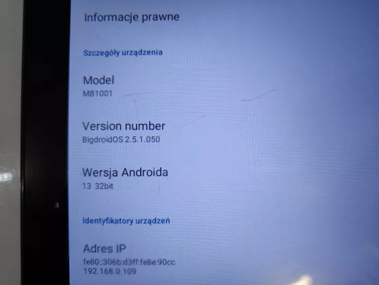 TABLET SMART LIFE WITHIN REACH MB1001 4/64GB 10.1